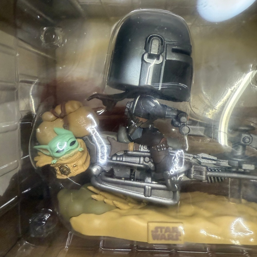 Funko POP Rides Star Wars MANDALORIAN speeder GROGU #579